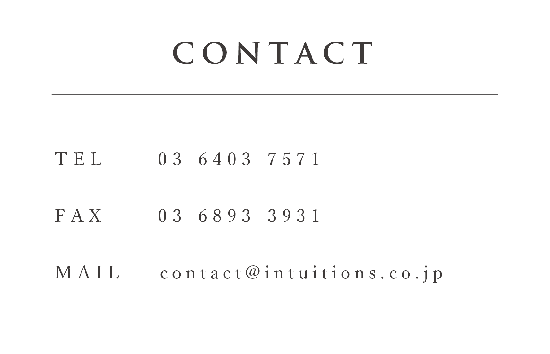 contact